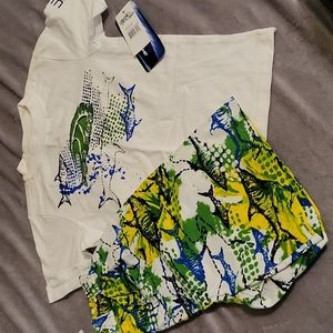 Pipeline Swim Trunks & Shirt NWT